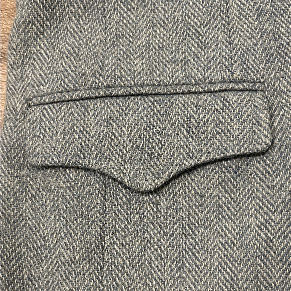 Vintage 1970-80 Grand Entry Western Cowboy Rodeo Tradition Herringbone Blazer 44 - Picture 4 of 16